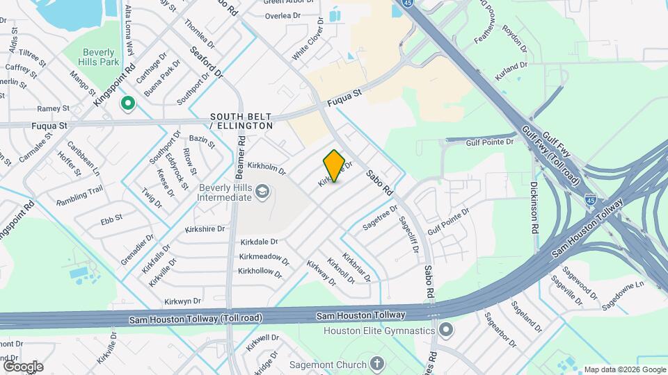 10503 Kirkdale Dr Mapa y Detalles de la Ubicación