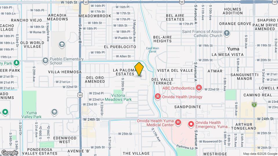 2106 S 17th Ave Map and Location Details