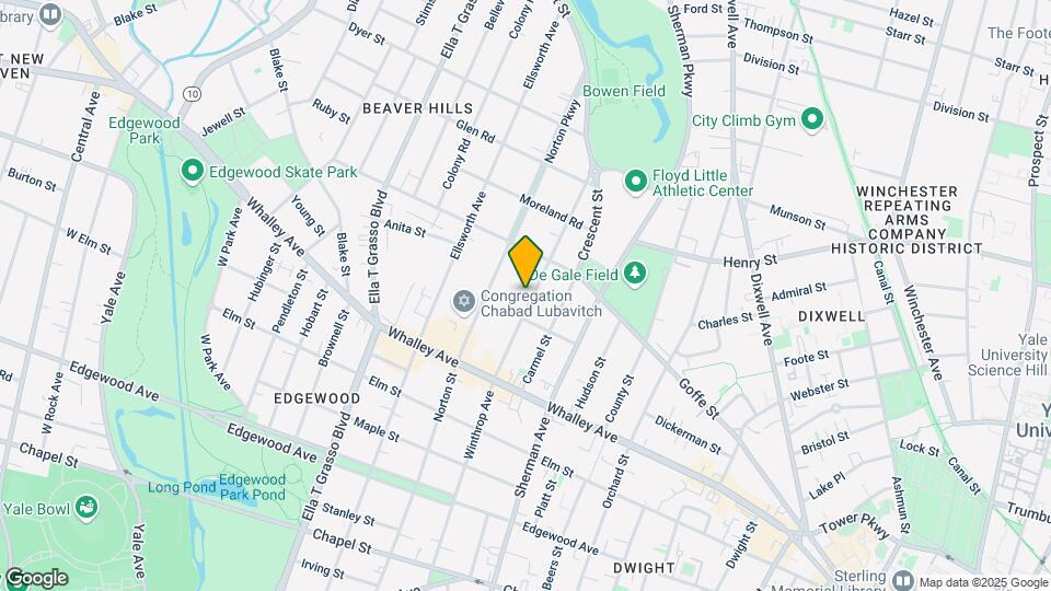552 Winthrop Ave Map and Location Details