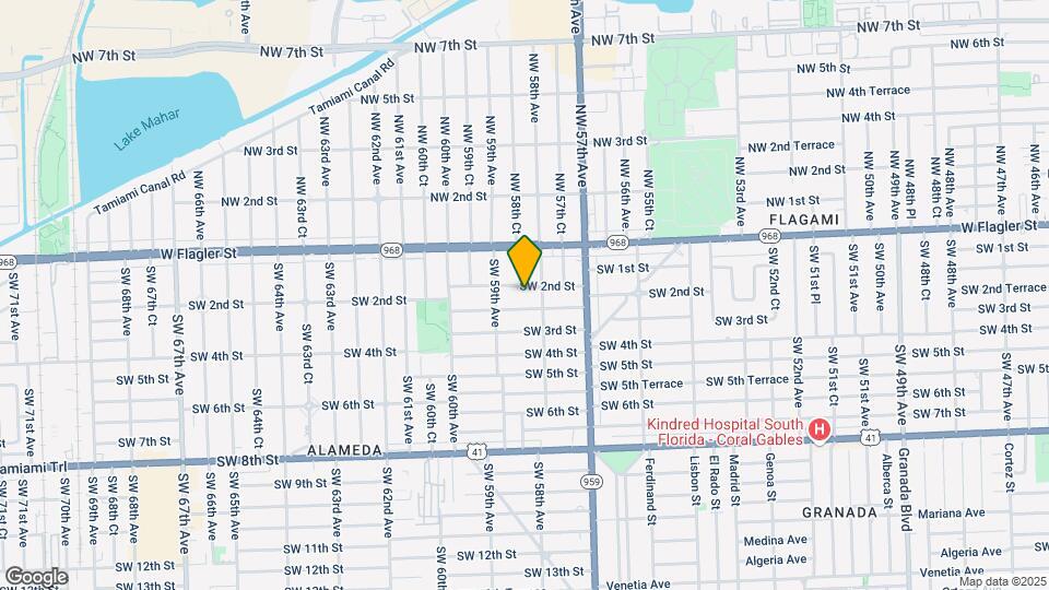 5832 SW 2nd St Map and Location Details
