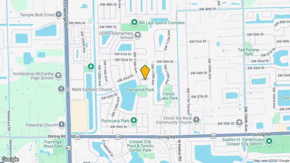 11516 SW 54th St Map and Location Details