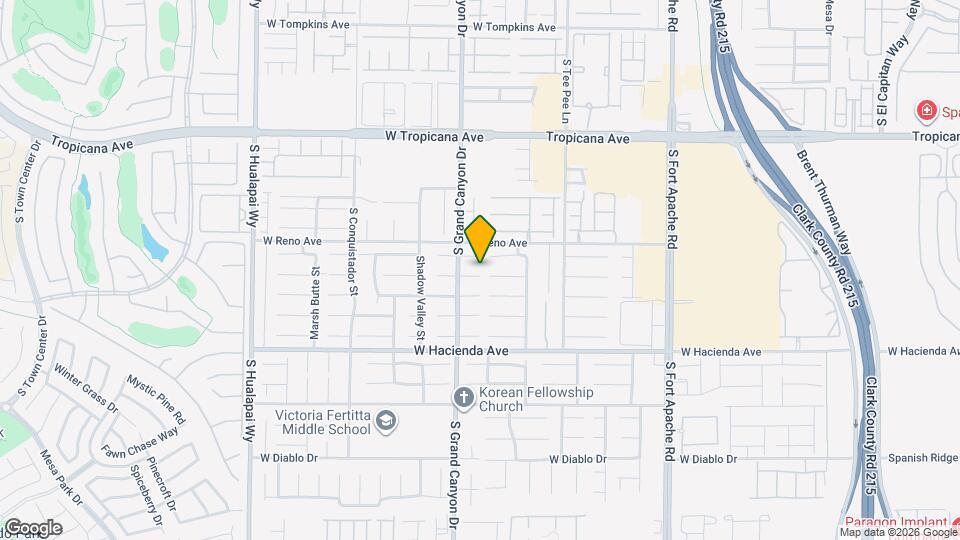 9760 Havasupai Ave Mapa y Detalles de la Ubicación