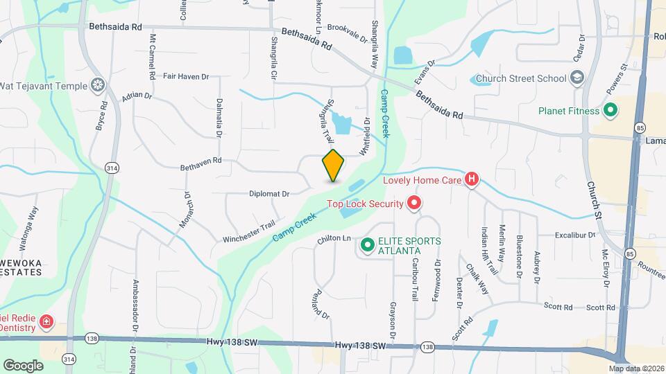 7194 Blackjack Ct Map and Location Details