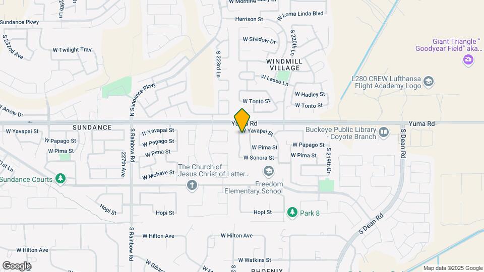 1315 S 222nd Ln Map and Location Details