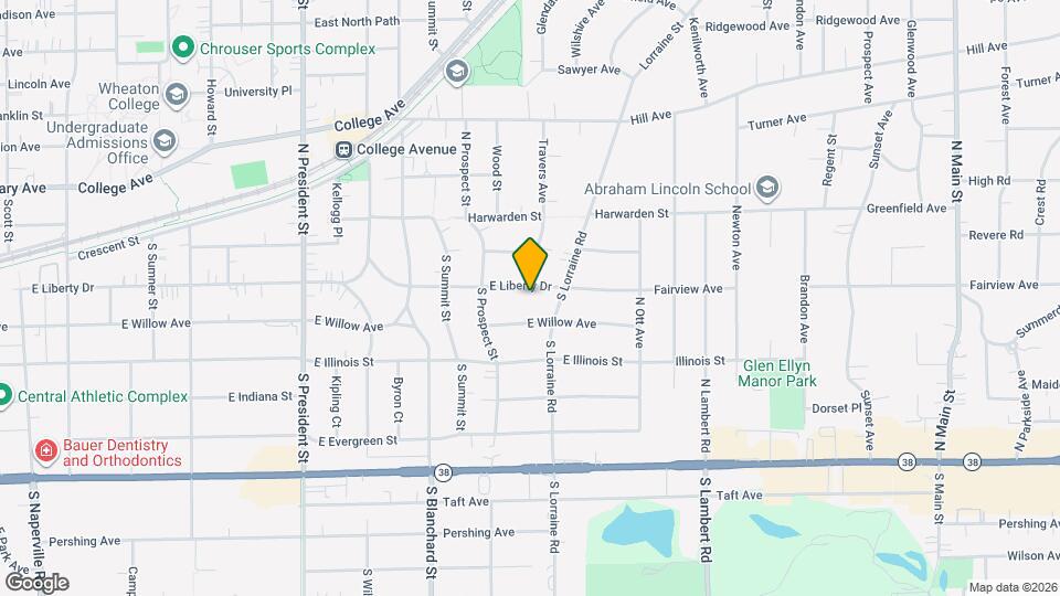 1706 E Liberty Dr Map and Location Details
