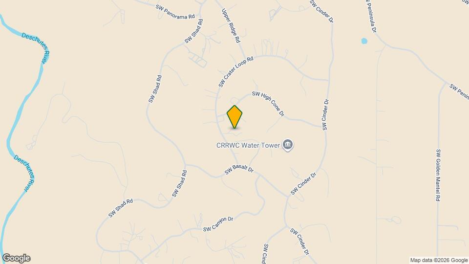 8695 SW Crater Loop Rd Map and Location Details