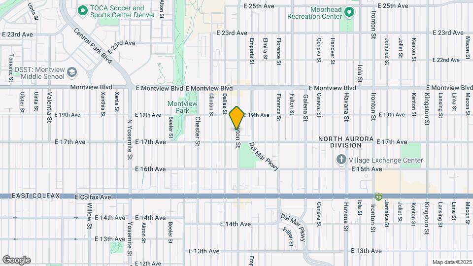 1729 Dayton St Map and Location Details
