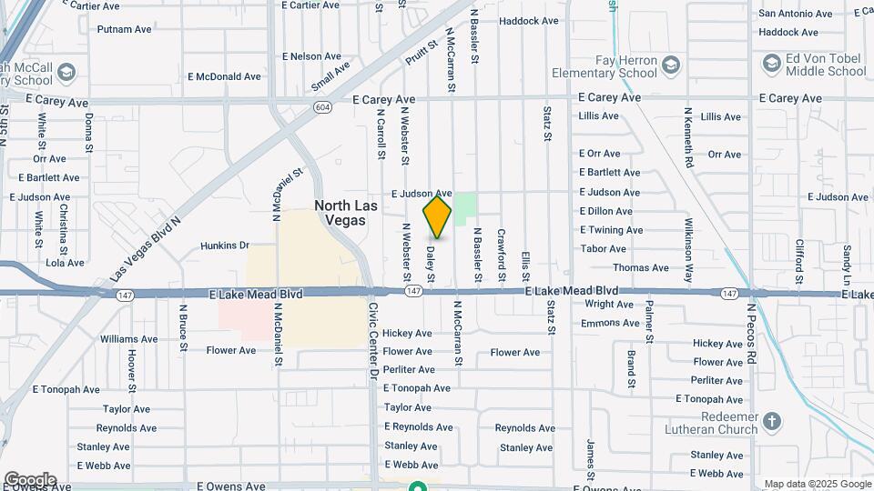 2106 Daley St Mapa y Detalles de la Ubicación