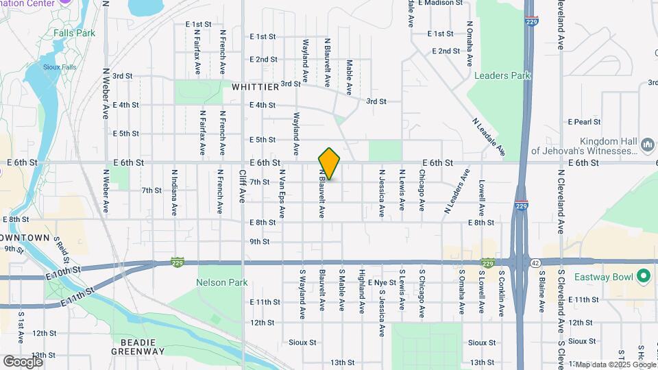 332 N Blauvelt Ave Mapa y Detalles de la Ubicación