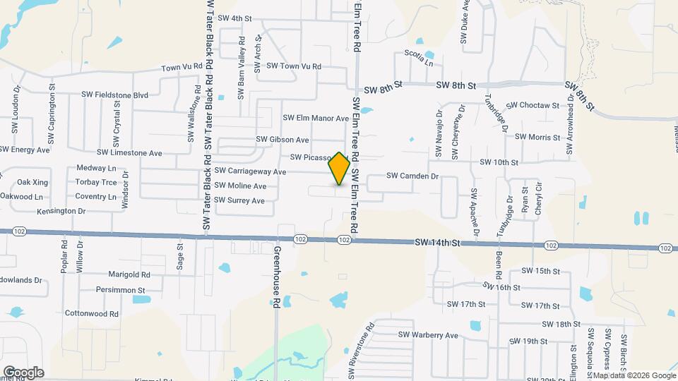 3302 SW Landau Ct Map and Location Details