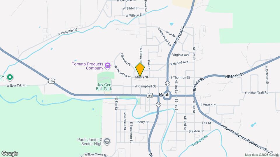 327 W Thornton St Map and Location Details