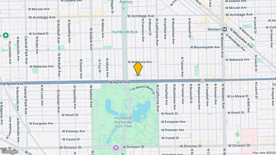 1613 N Richmond St Map and Location Details