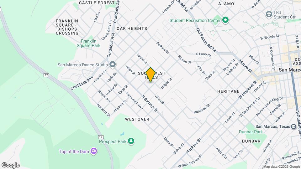 1114-1116 Hazelton St Map and Location Details