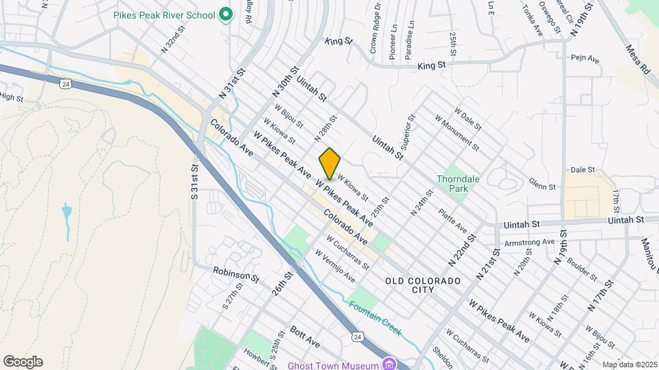 2626 W Pikes Peak Ave Mapa y Detalles de la Ubicación