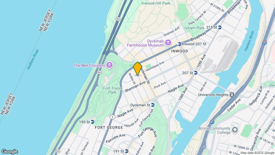 78 Thayer St Map and Location Details