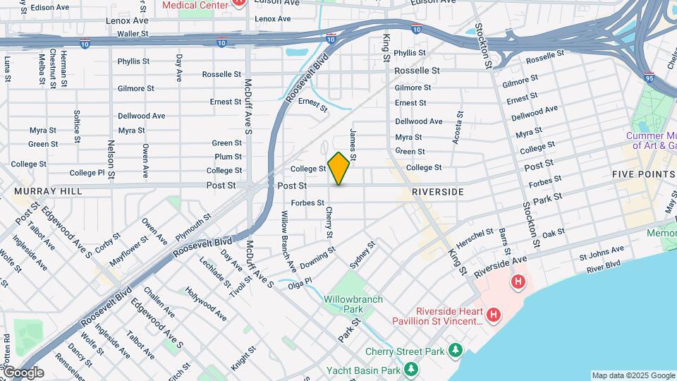 2844 Post St Map and Location Details