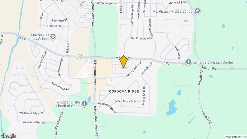 10196 Sterling Ridge Dr Map and Location Details