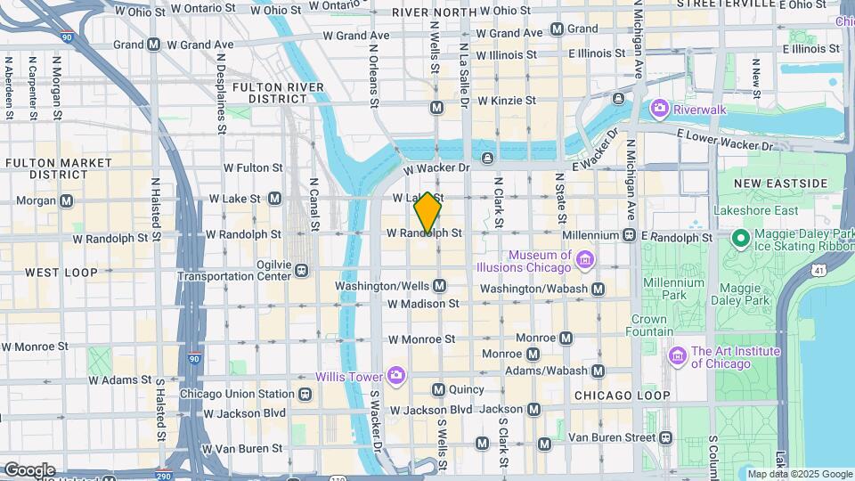 211 W Randolph St Map and Location Details