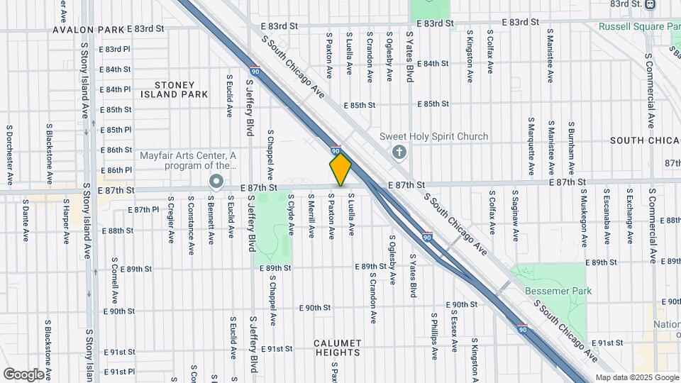 2207-2219 E 87th St Map and Location Details