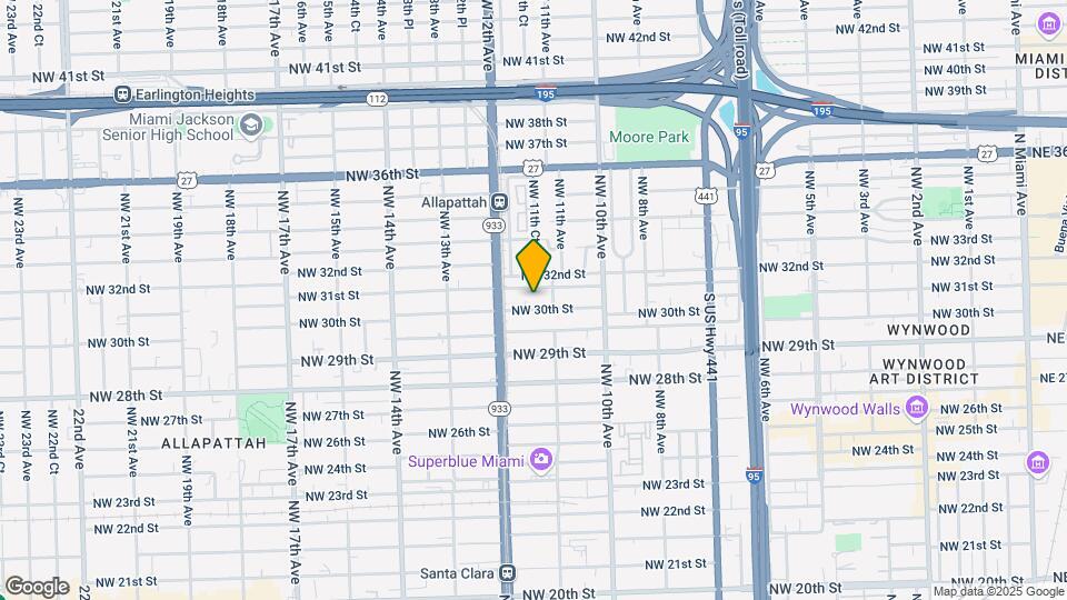 1137 NW 30th St, Unit A1 Mapa y Detalles de la Ubicación