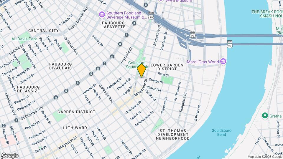 1118 Orange St Mapa y Detalles de la Ubicación