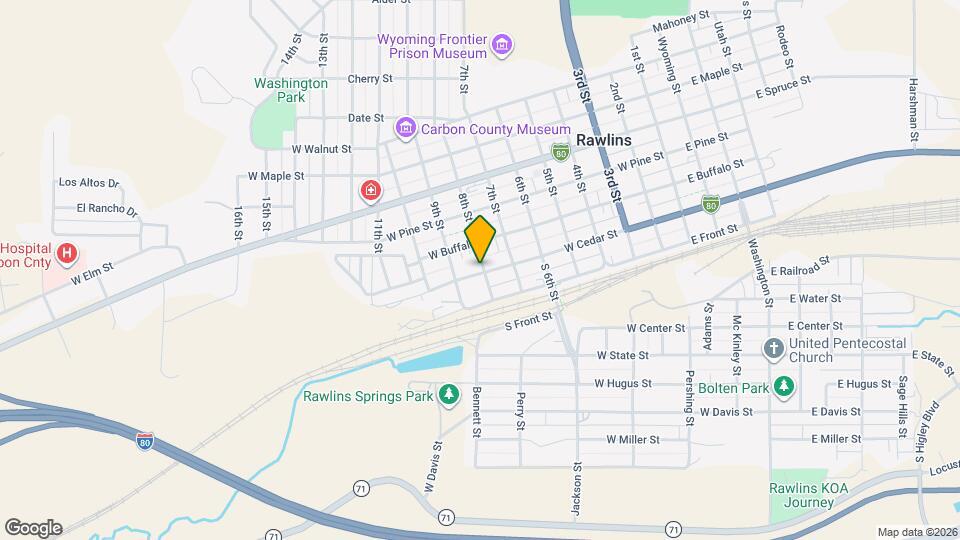 803 W Cedar St Map and Location Details