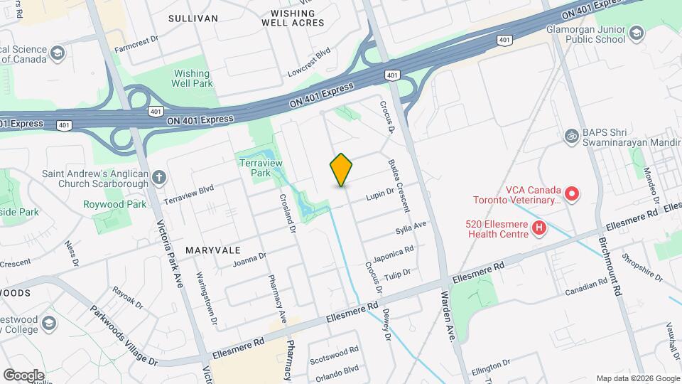 88 Crocus Dr Map and Location Details