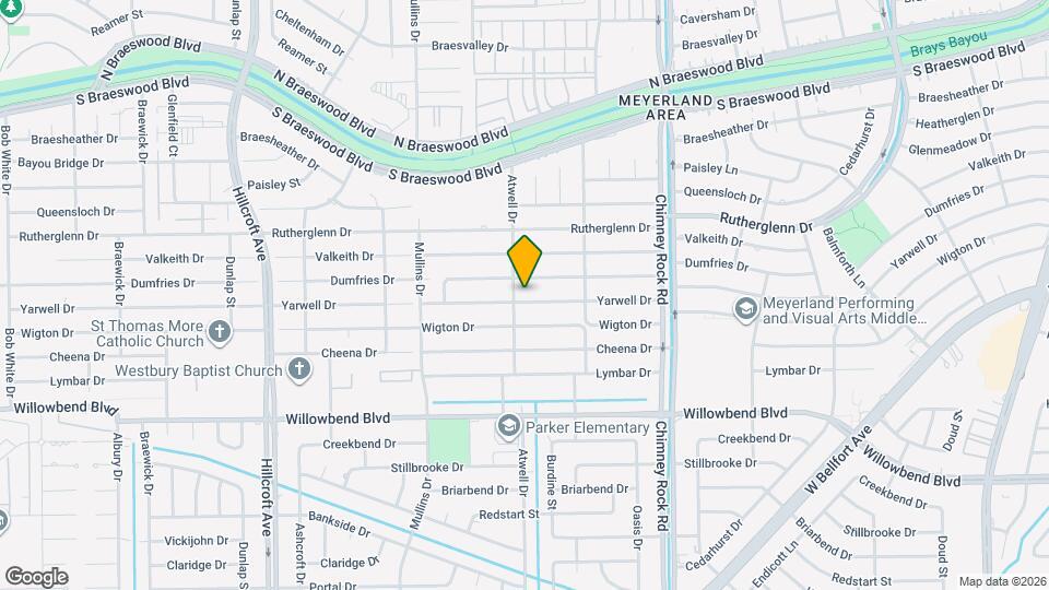 5538 Yarwell Dr Map and Location Details