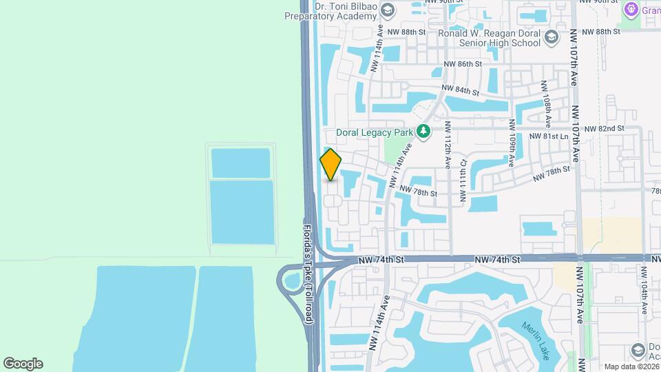 7841 NW 116 Pl Map and Location Details