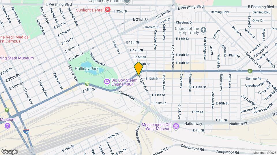 1623 E Lincolnway Mapa y Detalles de la Ubicación