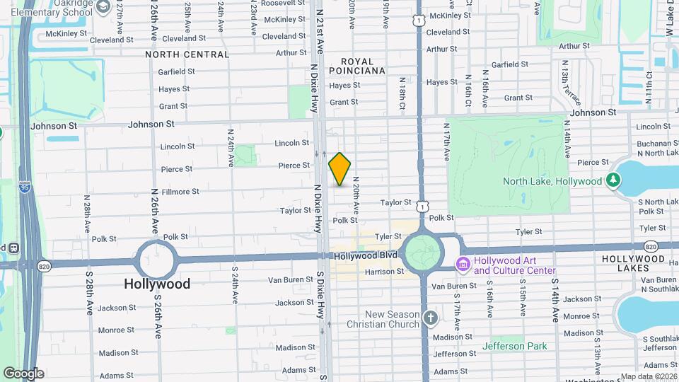 2028 Fillmore St Map and Location Details
