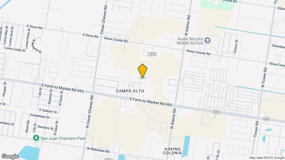 1308 Valle Vista St-Unit -3 Map and Location Details