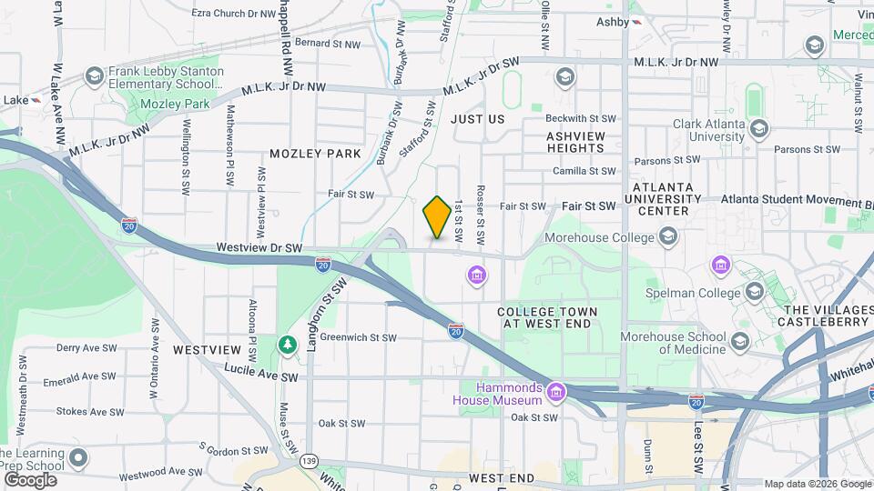 1181 Westview Dr SW Mapa y Detalles de la Ubicación