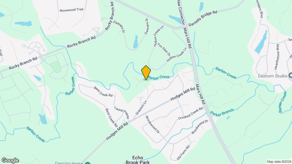 1050 Echo Brook Trail Map and Location Details