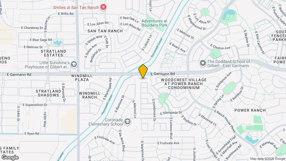 3638 E Flamingo Way Map and Location Details