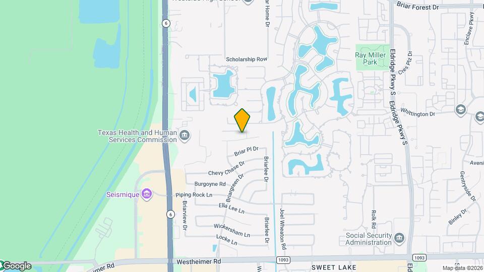 14006 Briarworth Dr Map and Location Details