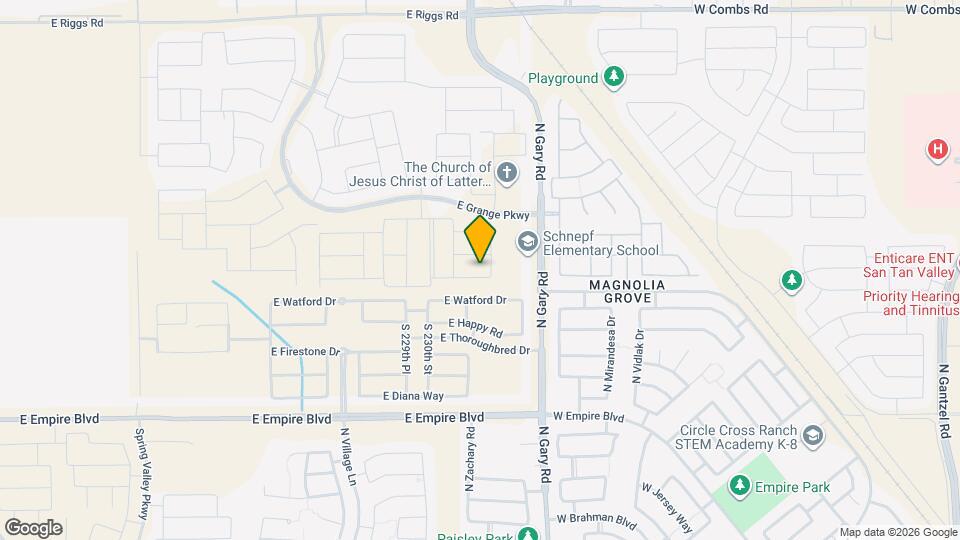 23068 E Stacey Rd Map and Location Details