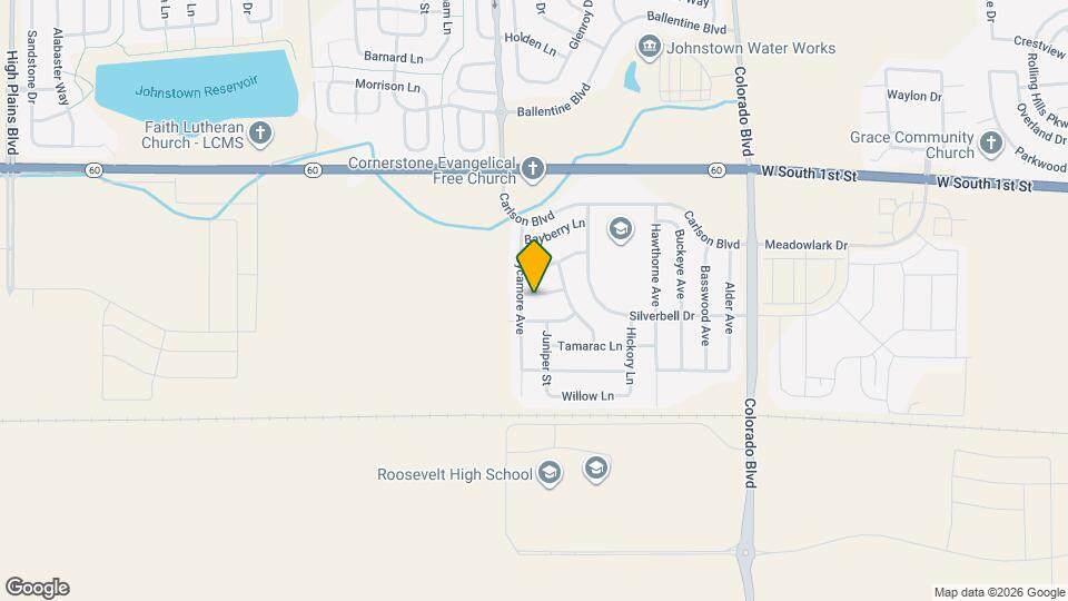 3392 Hackberry Ln Map and Location Details