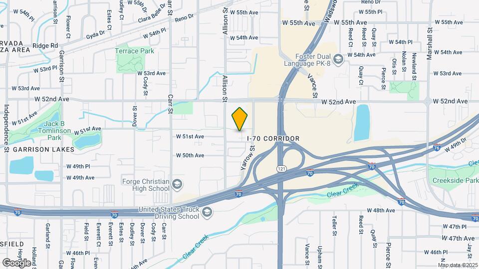 7861 W 51st Ave Map and Location Details