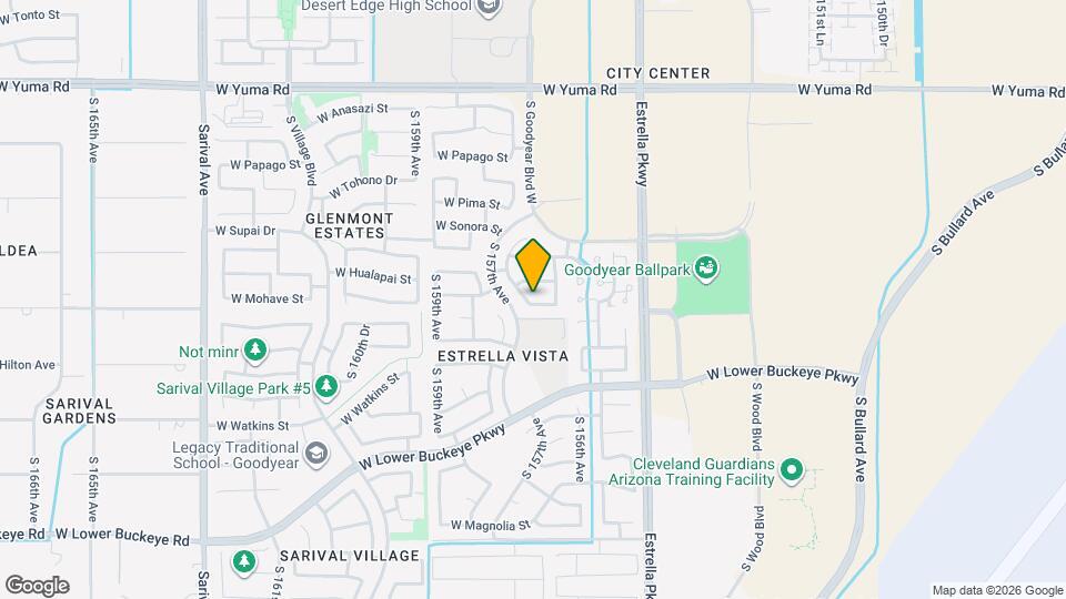 15652 W Durango St Map and Location Details