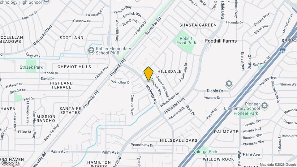 5954 Walerga Rd Map and Location Details