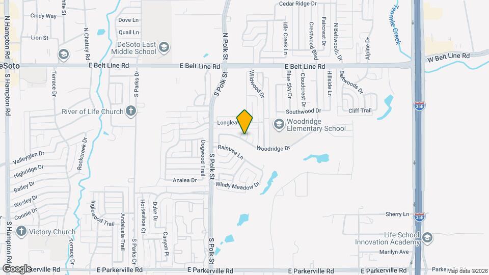 839 Woodridge Dr Map and Location Details