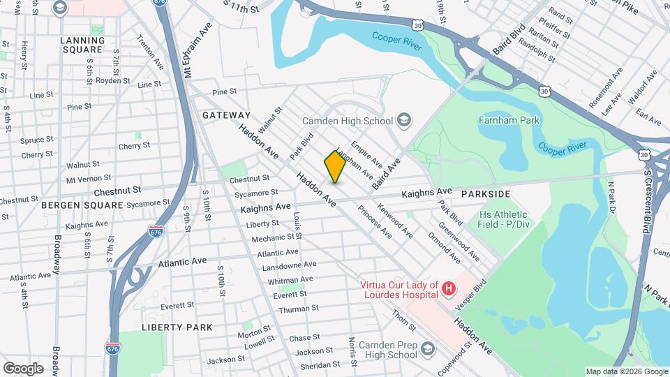 1223 Princess Ave Map and Location Details