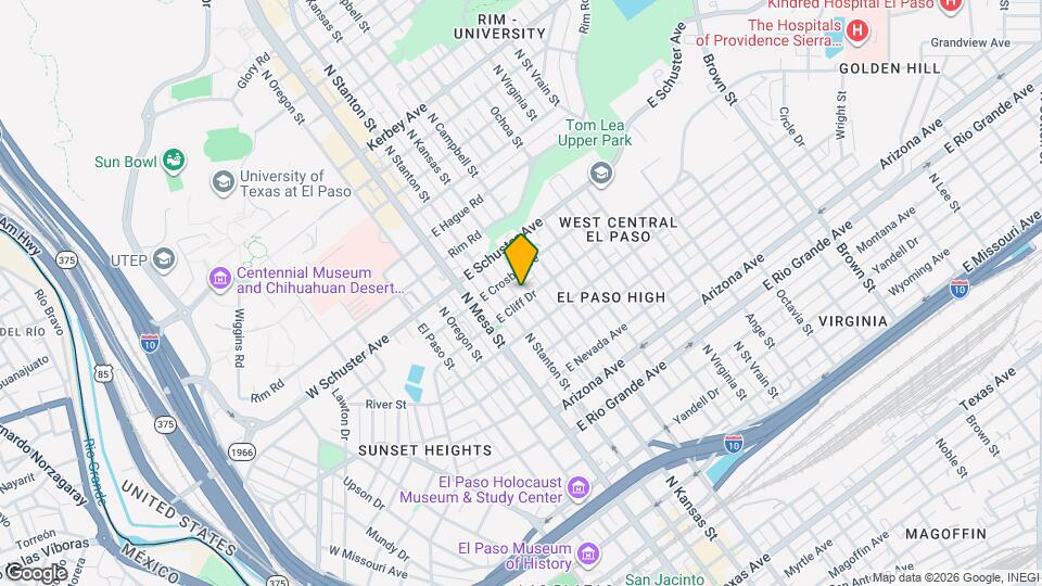 1503 N Kansas St Map and Location Details