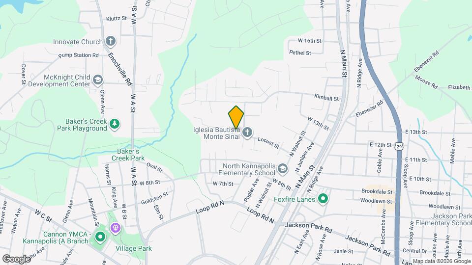 504 Locust St Map and Location Details