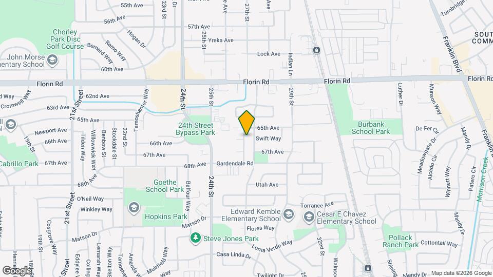 7327 Springman St Map and Location Details