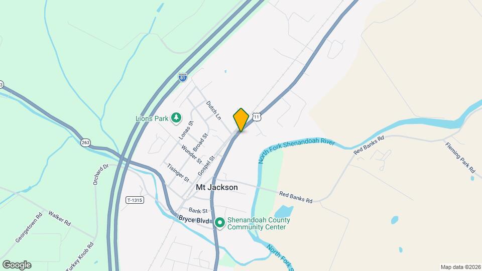 5820 Main St Map and Location Details