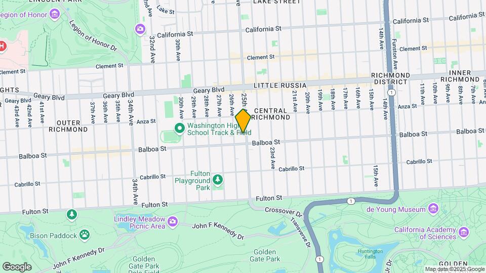 675 25th Ave Mapa y Detalles de la Ubicación