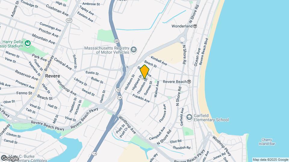 74 Thornton St, Unit 2 Map and Location Details