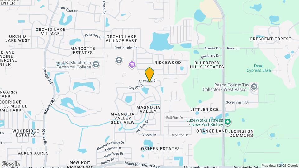 7845 Cayuga Dr Map and Location Details